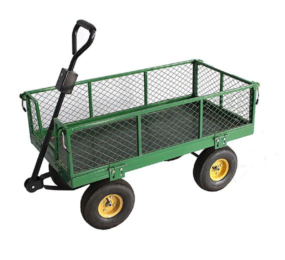 Wagon cart with PE cover