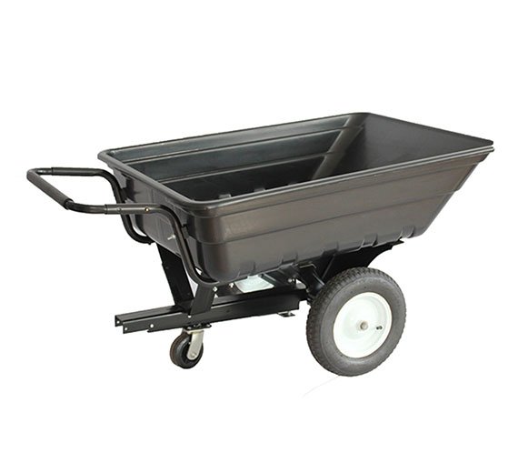 Big tray with two wheels wheel barrow